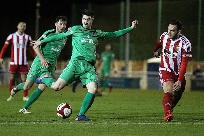 2nd goal - Jordan Cole receives the ball on the edge of the box and buries it into the corner - debut strike