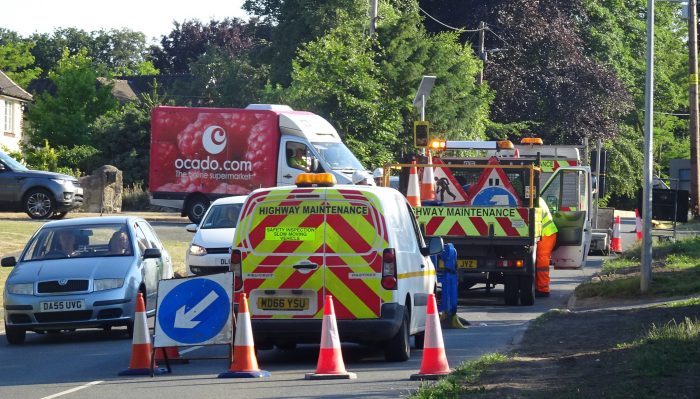 Sink hole in wistaston