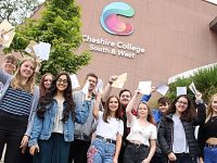 180 Cheshire College students celebrate A level results