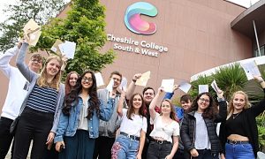 180 Cheshire College students celebrate A level results