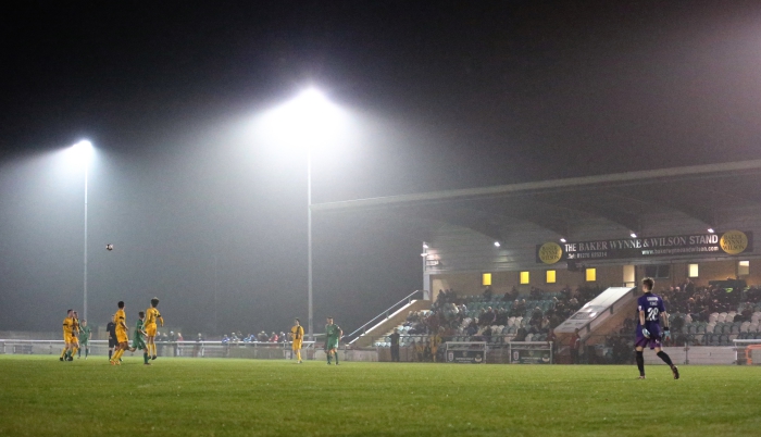 A misty night at the Weaver Stadium_Fotor