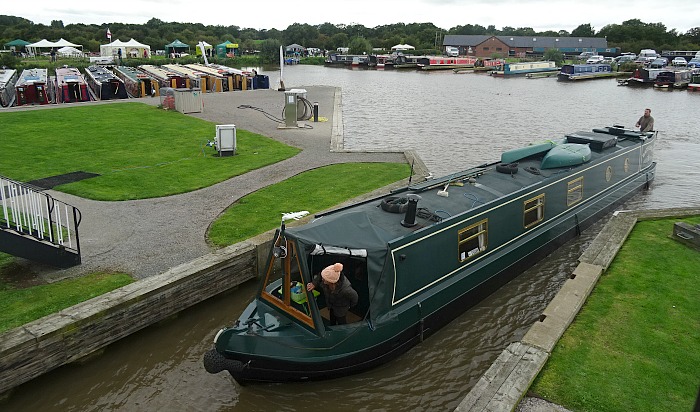 A narrowboat at OverWater Marina