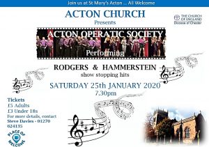 Acton Operatic Society to stage fundraising concert
