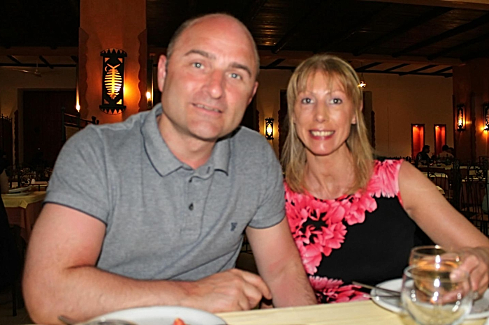 Adam Lovatt and his wife, Clare (1)