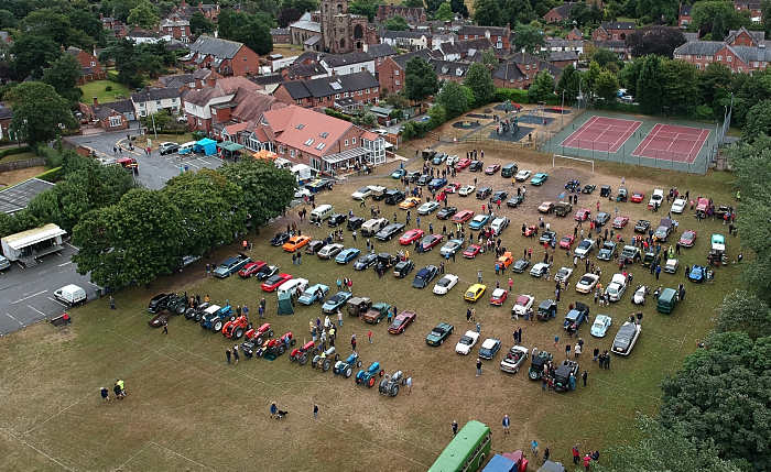 Audlem Festival of transport - aerial shot by Jonathan White