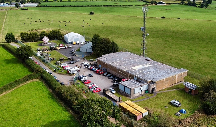Aerial view of Soviet Threat event at Hack Green Secret Nuclear Bunker (1)