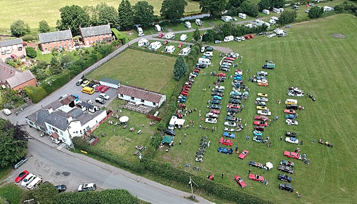 Vintage transport rally Cotton Arms in Wrenbury