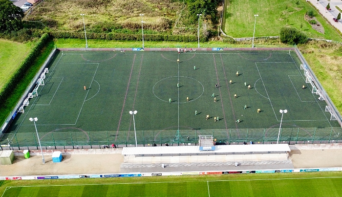 Aerial view of match at The Applewood Arena (1)