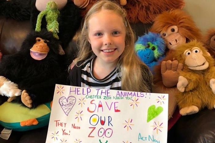 Aimee Lindop Chester Zoo fundraiser