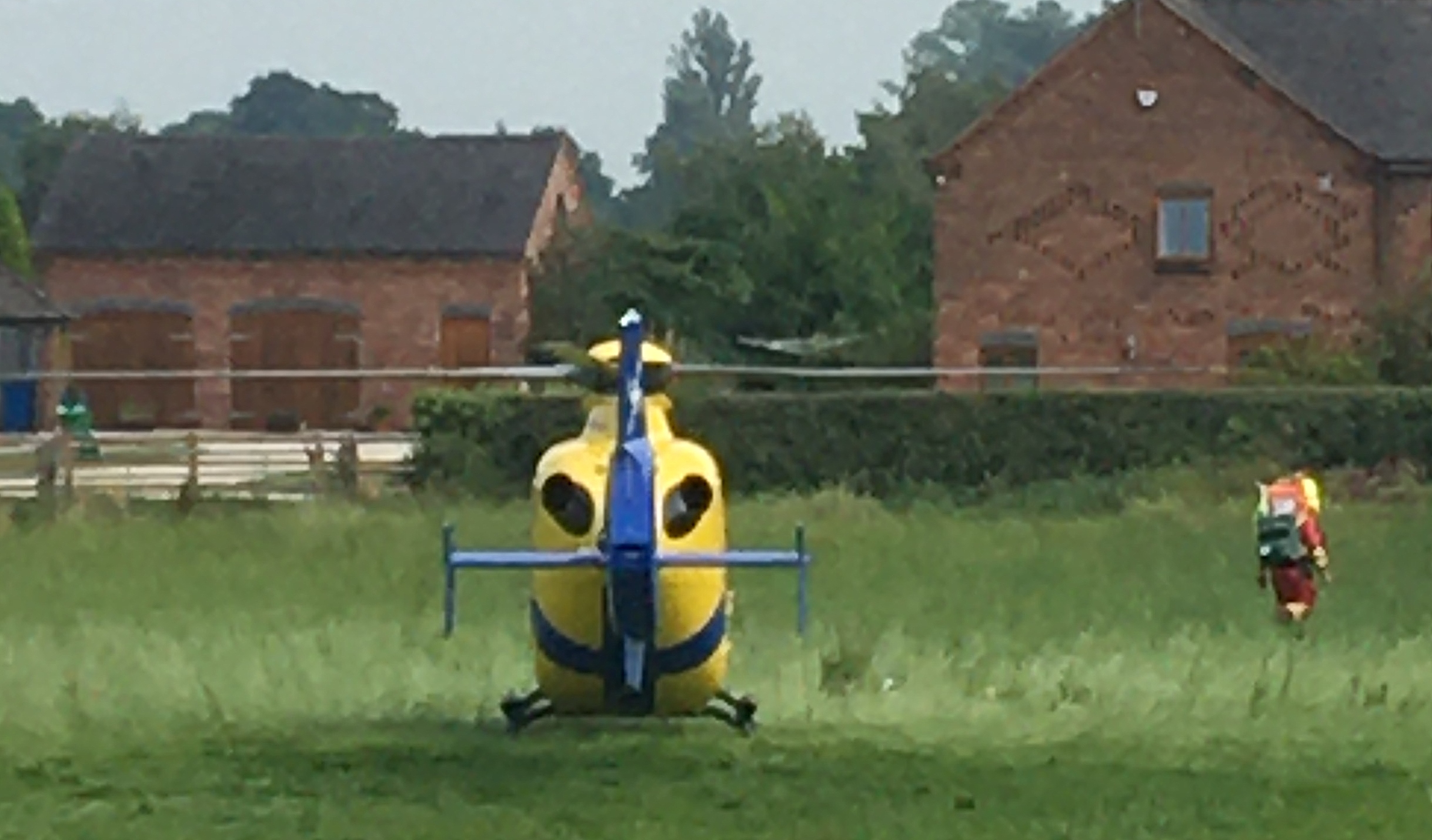 victim named - Air ambulance landed in field near Bishop's Wood