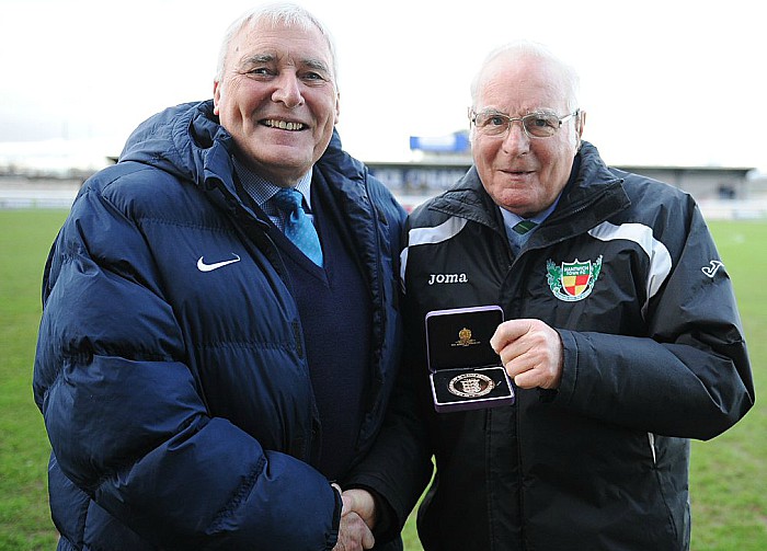 Albert Pye honoured at NantwichTown