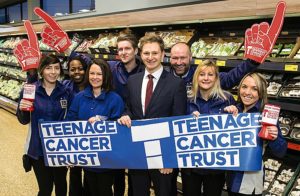 Nantwich Aldi staff and customers raise £6,000 for Teenage Cancer Trust