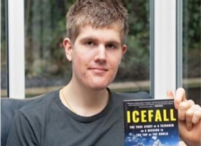 Alex Staniforth and new book about Everest, Icefall