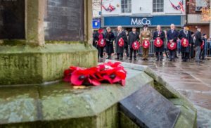Thousands pay tribute in Nantwich on centenary of Armistice Day