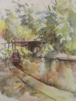 Audlem Canal by Ann Roach, of Quarto