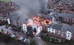 150 evacuated after large blaze rips through Crewe retirement home