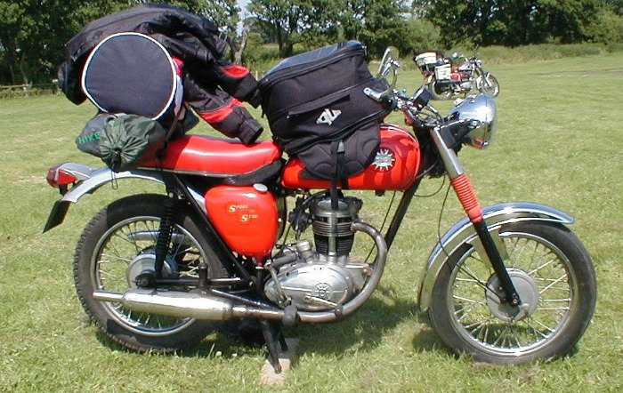 BSA vintage motorcycle weekend in Wrenbury