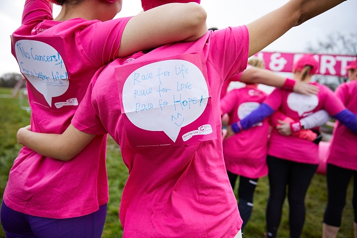 Back sign - Race For Life Cancer Research