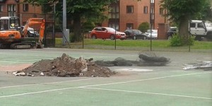 Council leisure chiefs rip up Nantwich tennis courts at the start of Wimbledon