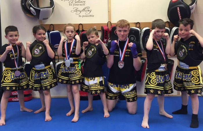 Beastmasters kick-boxing fighters Nantwich at British Championships