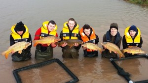 Reaseheath students in Nantwich catch prizes at Coole Acres Fishery