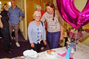 Nantwich Police throw 50-year party for loyal employee Betty Chesters