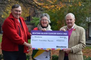 Wych Malbank Lodge raises £800 at Wybunbury event for Bloodwise