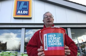 Aldi bucket collection in Nantwich raises £540 for Bloodwise
