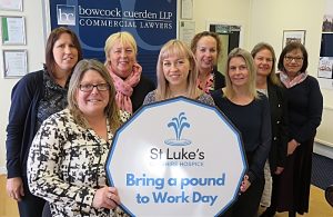 St Luke’s Hospice Cheshire to stage “Bring a Pound to Work Day”