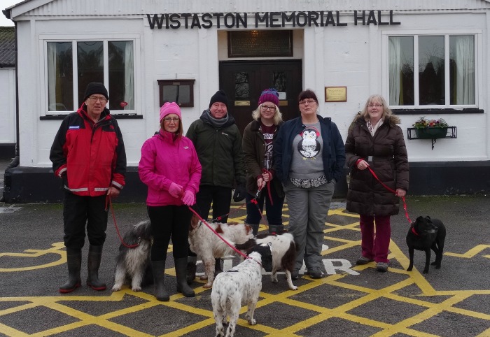 Boxing Day walk 2014 - some of the walkers and dogs