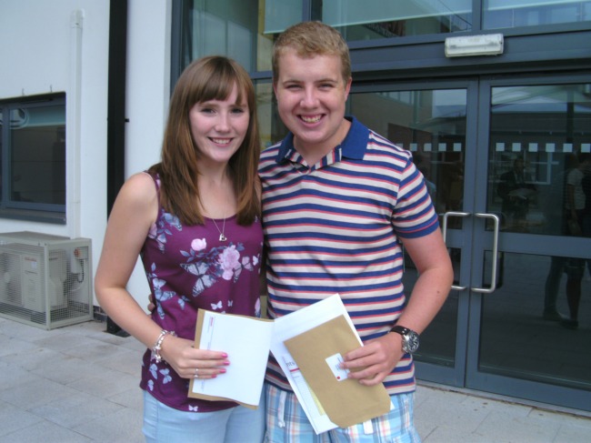 Brine Leas A level results day 2014