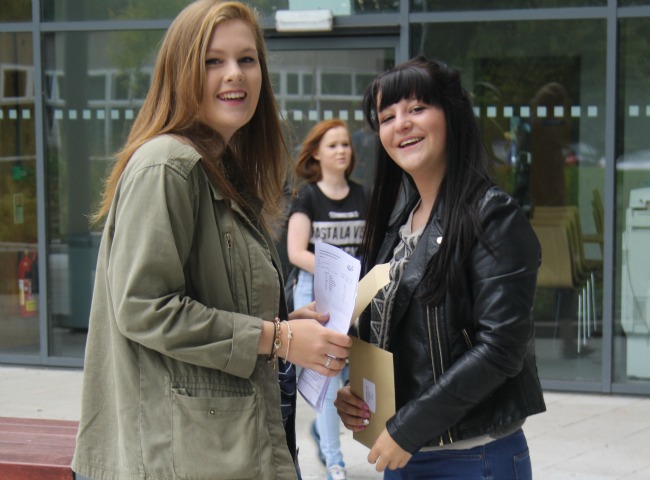 Brine Leas students and their GCSE results