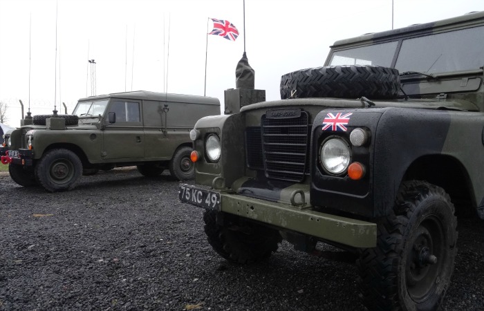 Cold War - British troop military vehicles