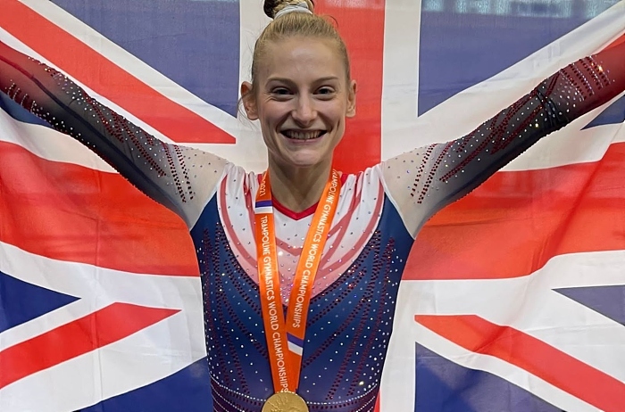 Bryony Page gold medal World Championships