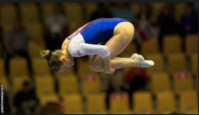 Trampoline champion Bryony Page - pic courtesy of British Gymnastics