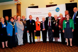 Nantwich Mayor Christine Farrall joins in CAB 75th anniversary celebrations
