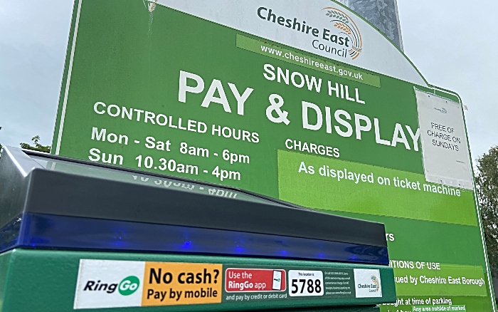 CEC car parking -Snow Hill Nantwich - parking charges recommenced on 15th June 2020 (1)