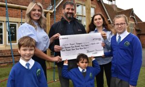 Boughey staff step up to raise funds for Calveley Primary School