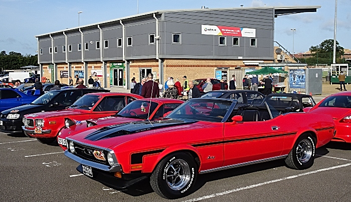 Cars on view at Nantwich Town FC (1)