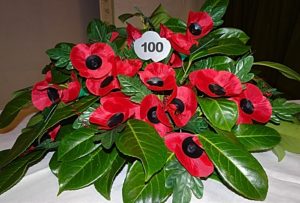 Centenary of the end of World War 1 poppy arrangement (1)