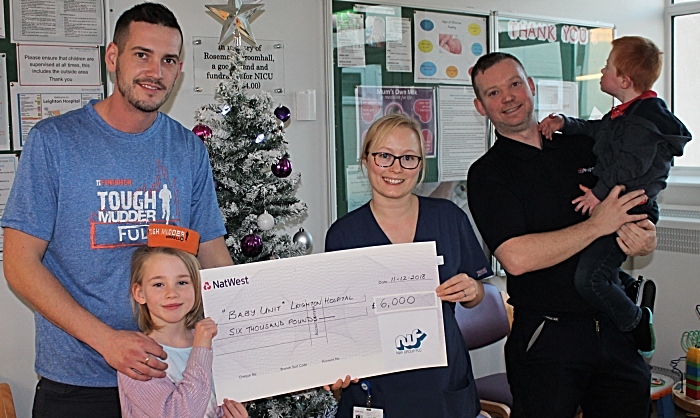 Cheque Presentation boughey distribution to neonatal unit