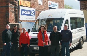South Cheshire tyre firm keeps Buddy Scheme on track