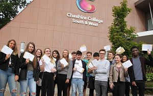 Cheshire College South & West celebrates 99.7% A Level pass rate