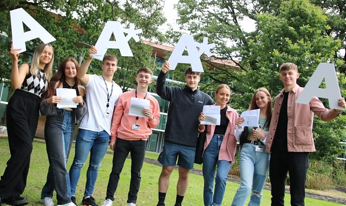 Cheshire College students A levels success