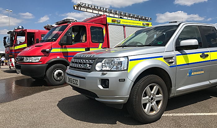Cheshire Fire and Rescue Service – display of vehicles (1)