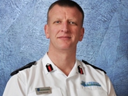Chief Fire Officer for Cheshire Paul Hancock