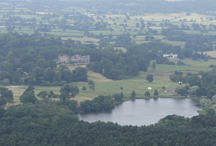 Cholmondeley Castle Estate from the air