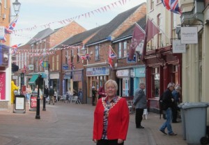 Nantwich town centre prepares for VE Day 70th anniversary