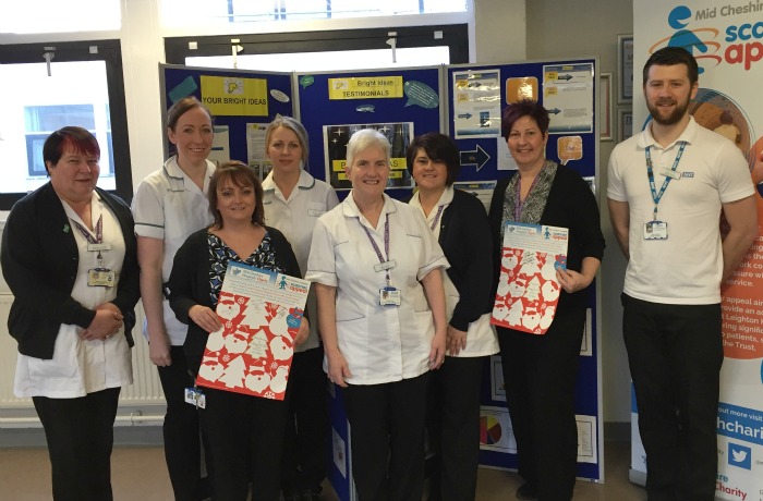 Christmas Poster campaign at Leighton Hospital