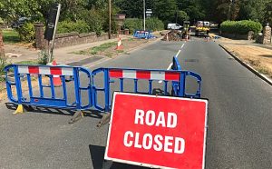 Wistaston ‘Church Lane chasm’ repairs finally underway after two weeks